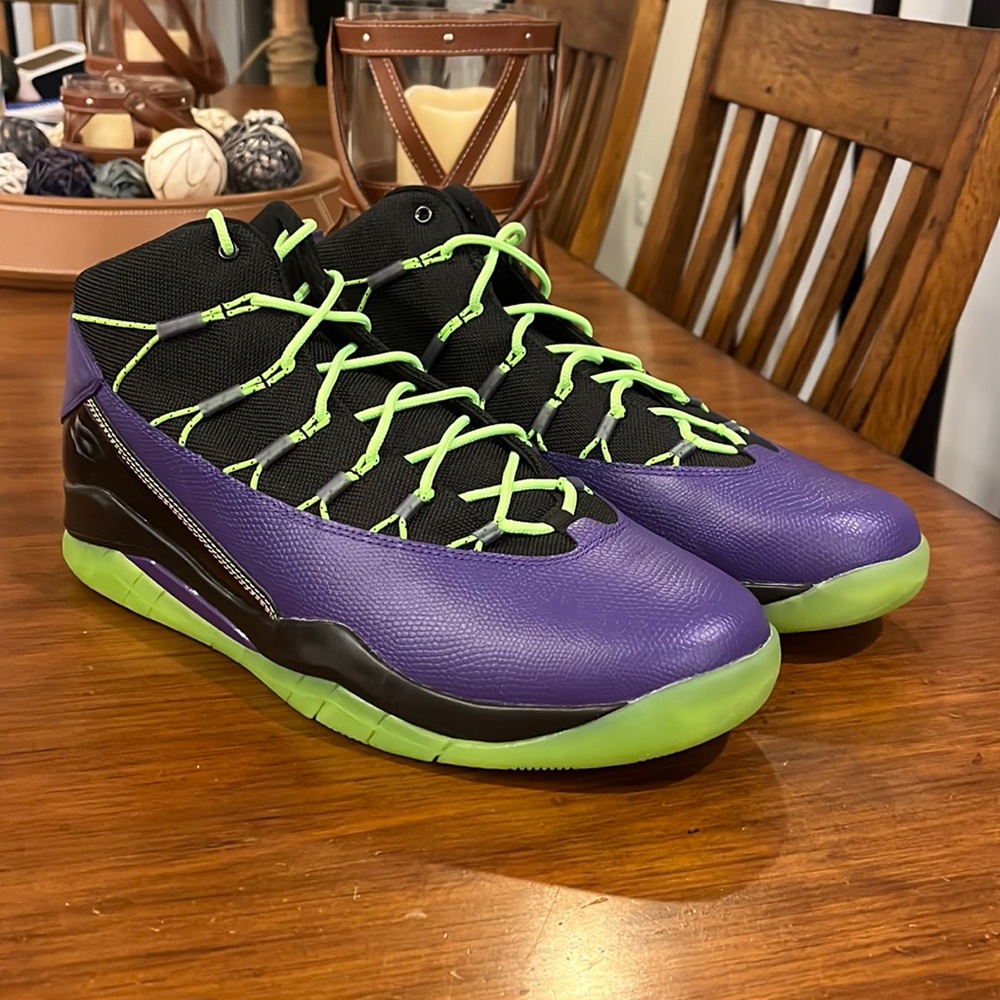 Nike Air Jordan Prime Flight Shoes Sneakers new 616846 018 Purple Mens Size 12